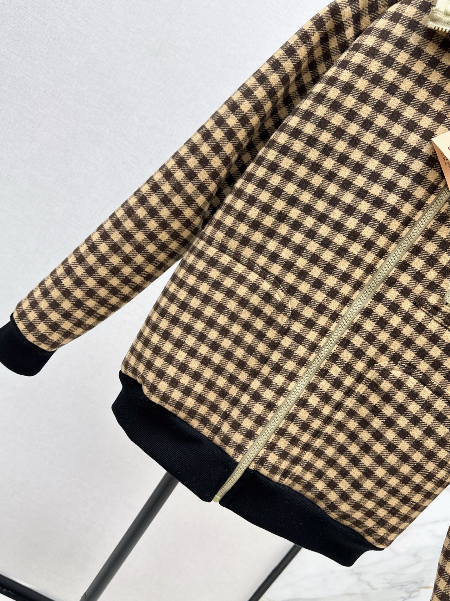 Miu NEW plaid coat