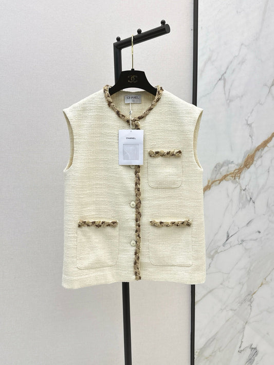 Chan NEW woven vest