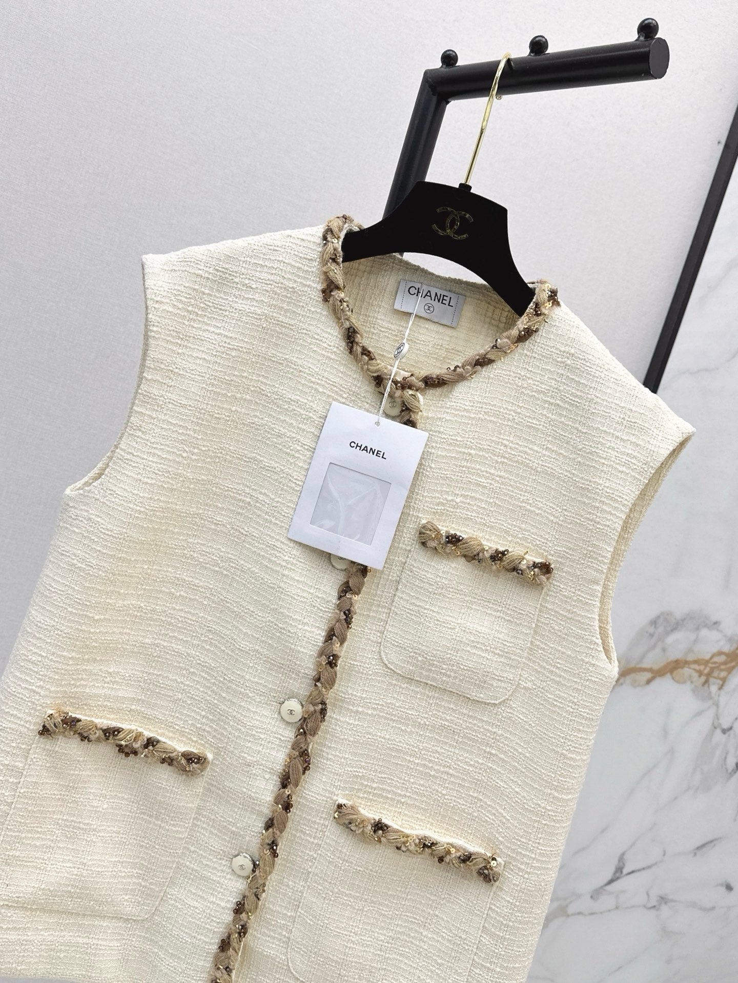 Chan NEW woven vest