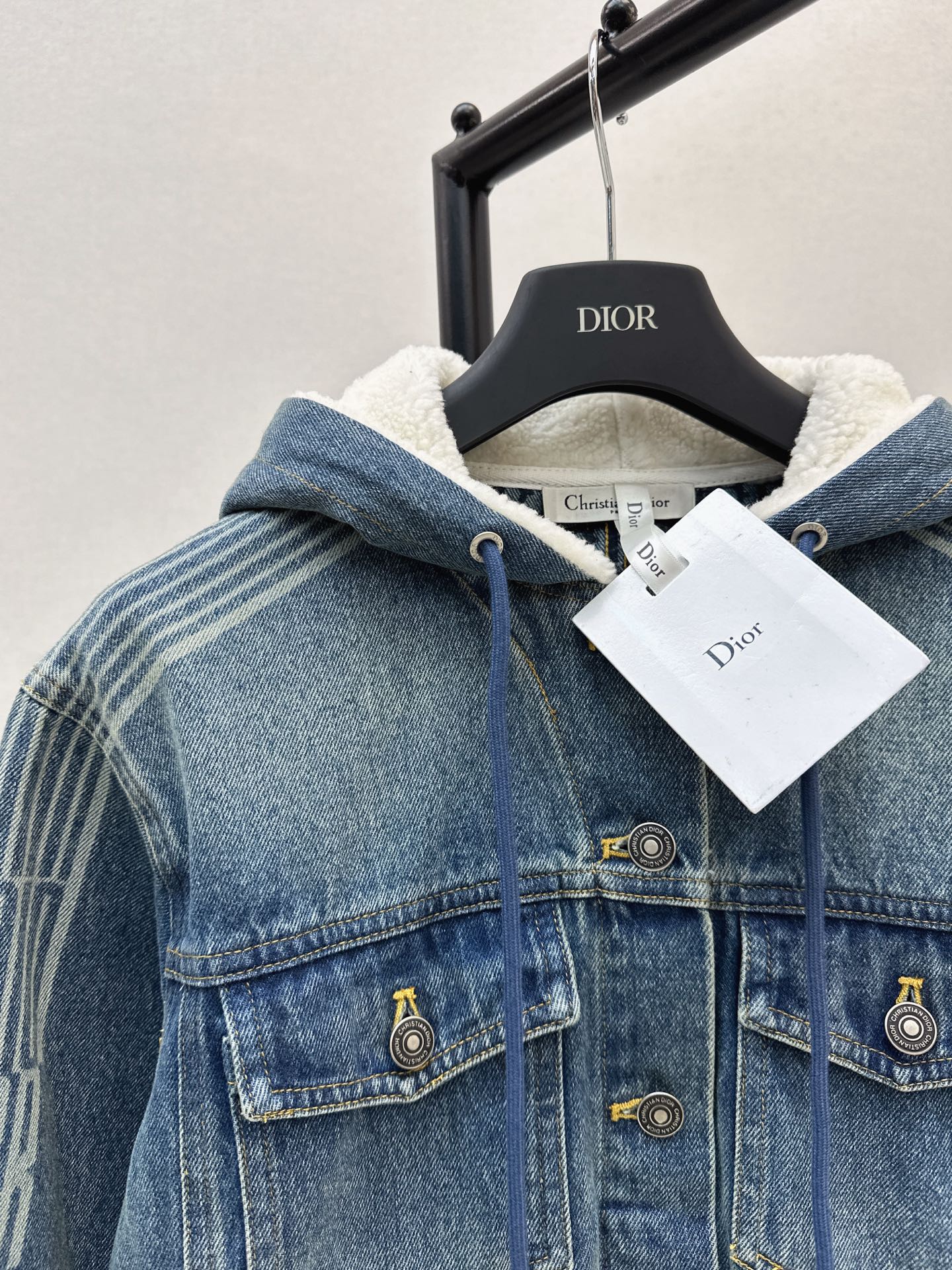CD NEW hooded denim jacket