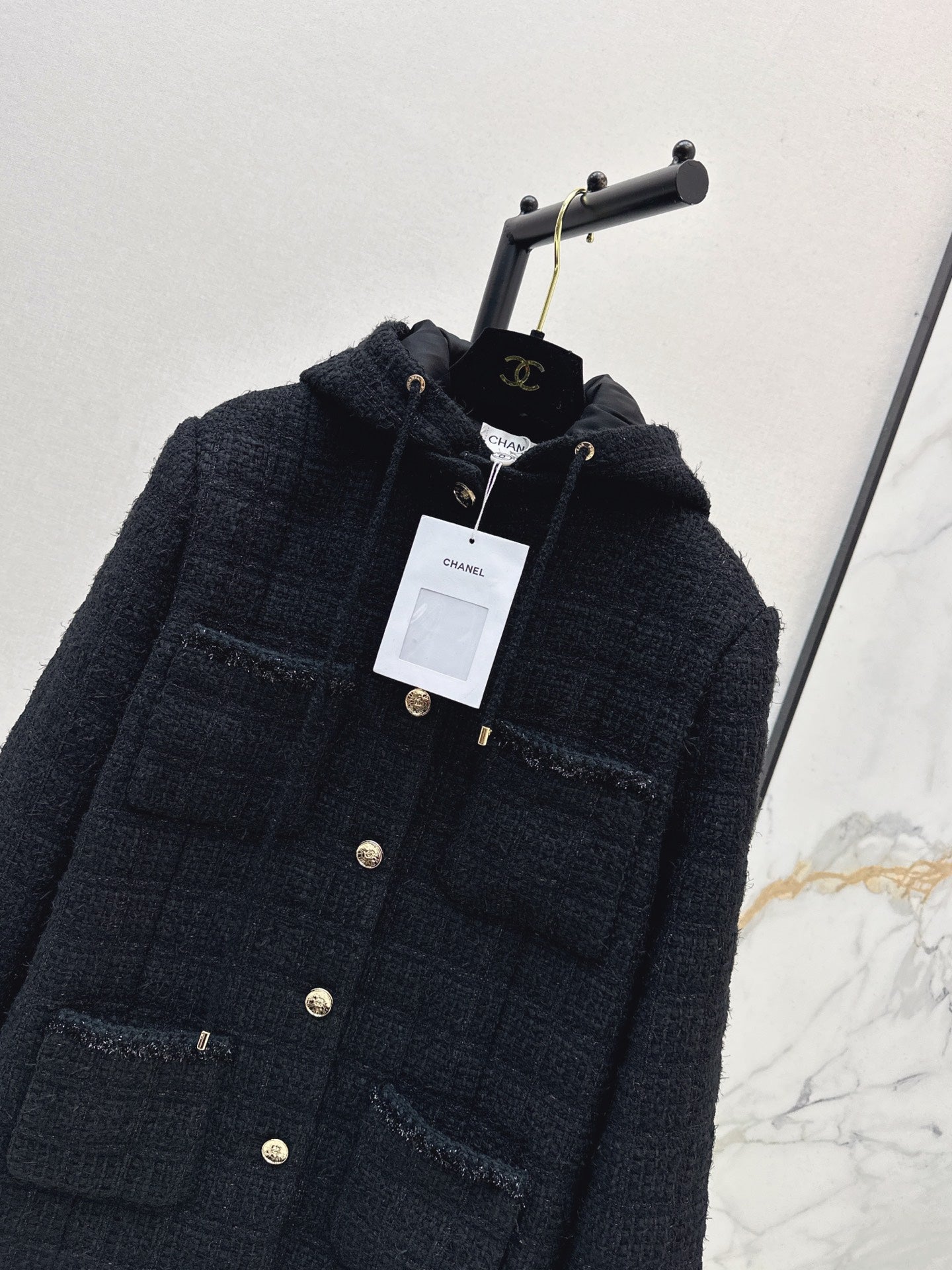 Chan NEW Hooded woven jacket