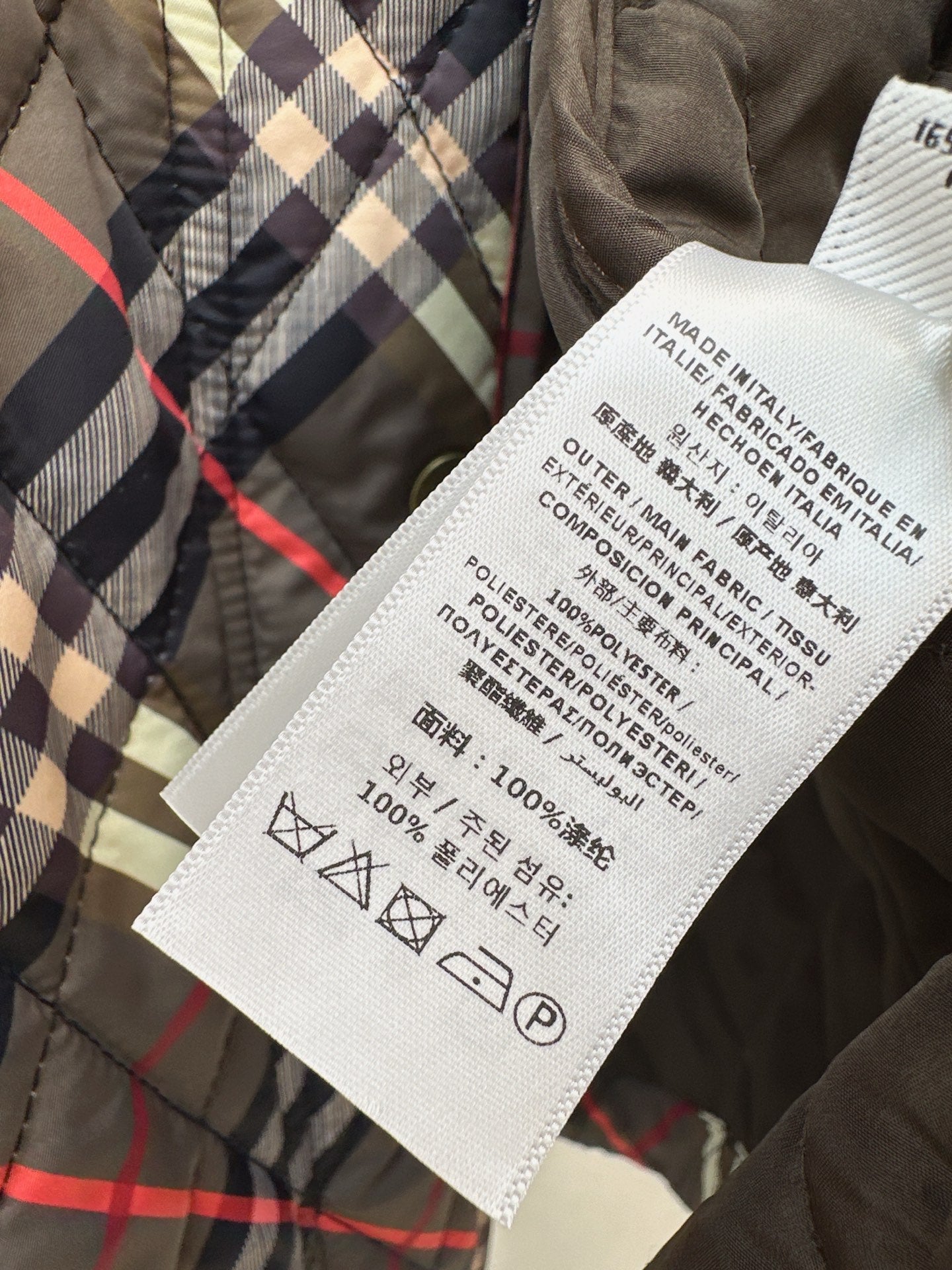 Bur NEW plaid jacket