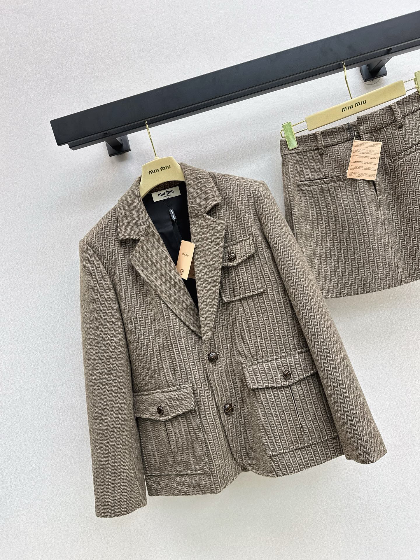 Miu NEW Herringbone suit