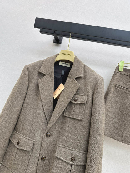 Miu NEW Herringbone suit