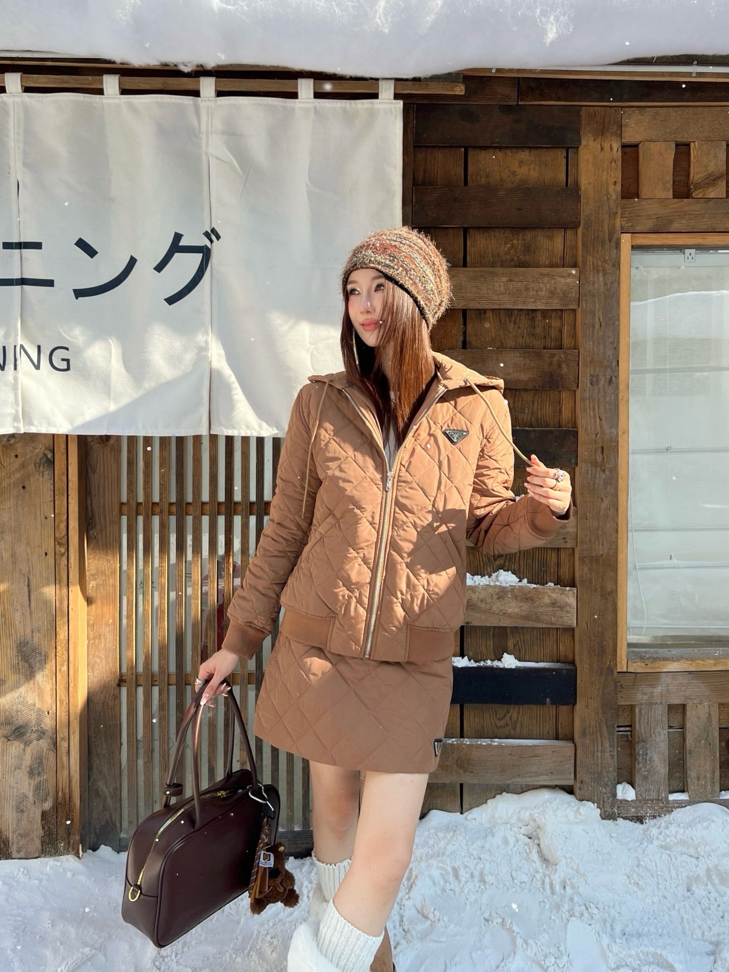 Pra NEW Hooded padded jacket