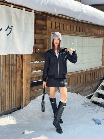 Pra NEW Diamond-patterned skirt