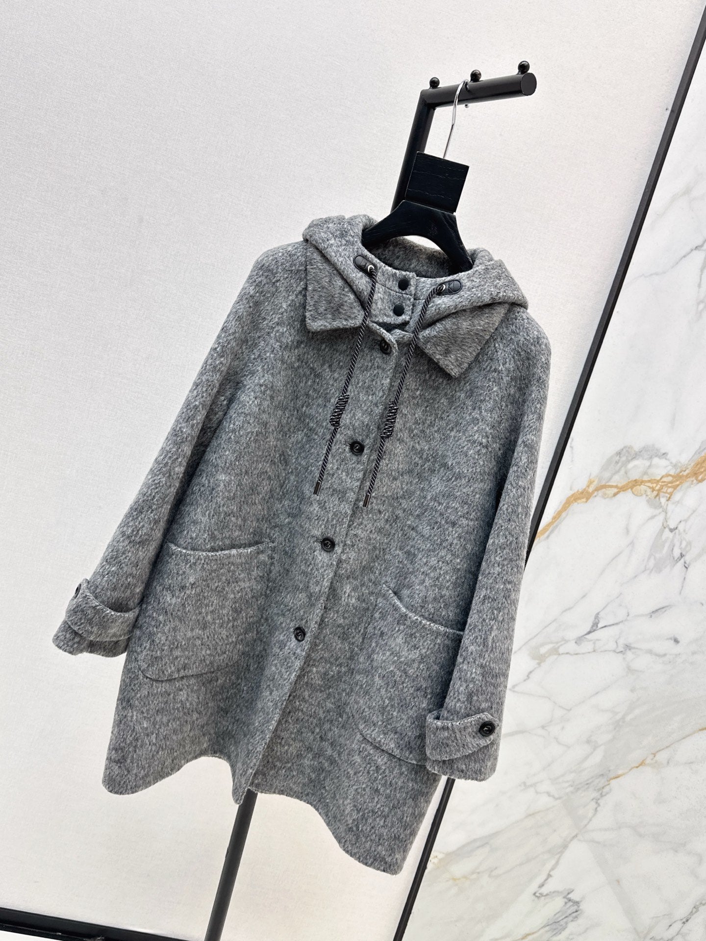 Loro NEW wool hooded coat