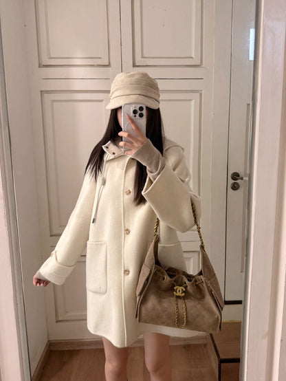 Loro NEW wool hooded coat