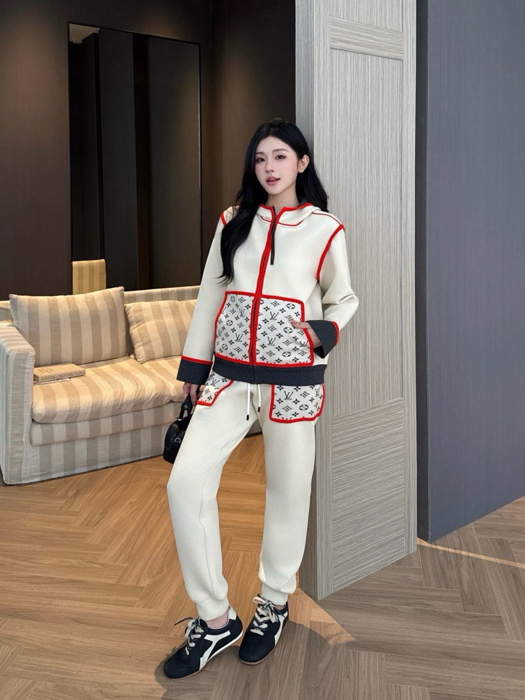 Louis NEW Splicing color suit