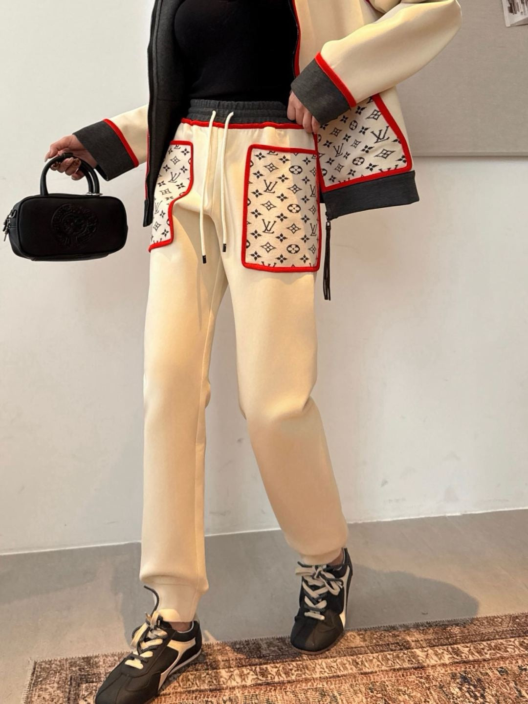 Louis NEW Splicing color suit