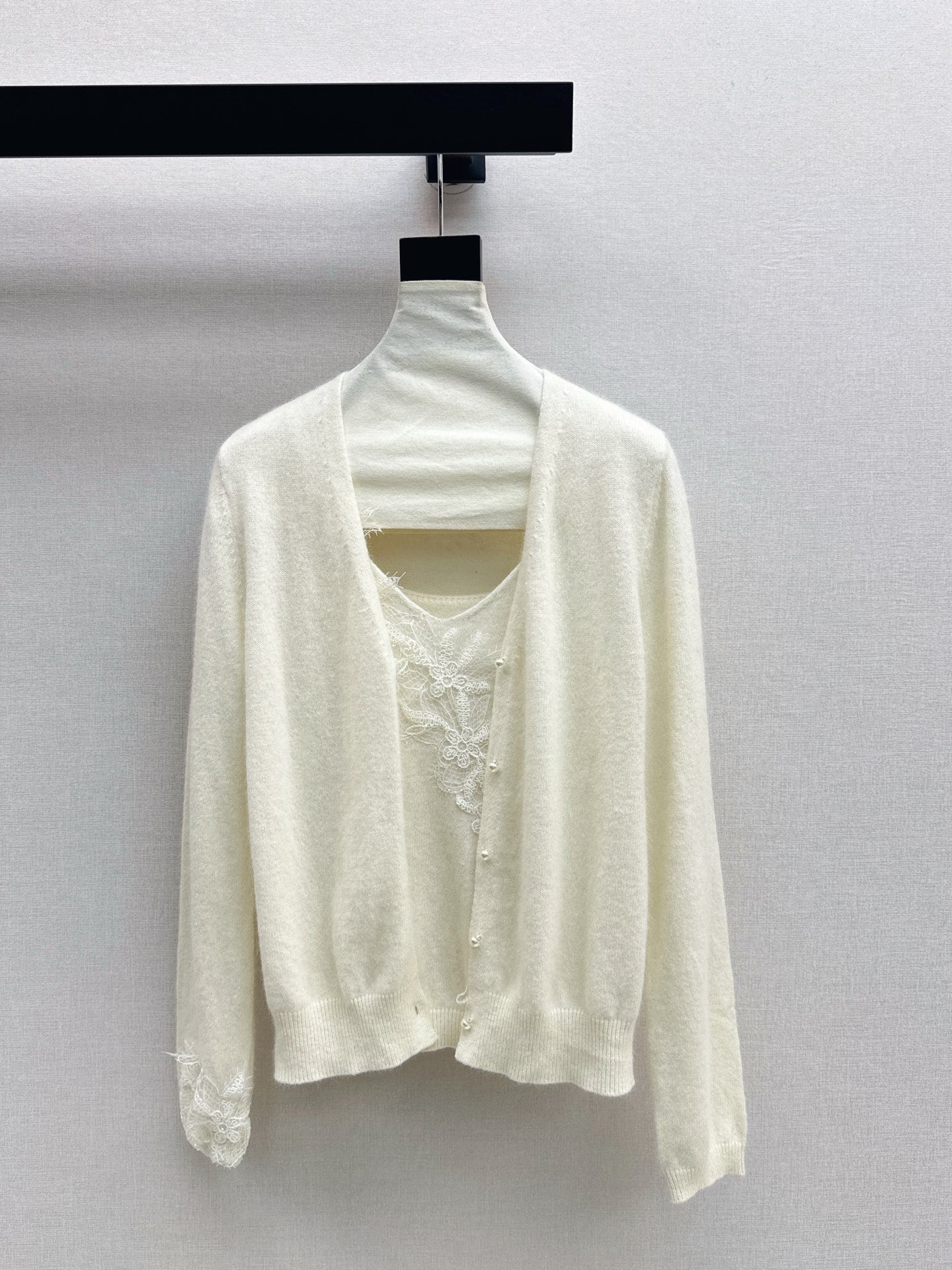 Chan NEW Lace knit suit