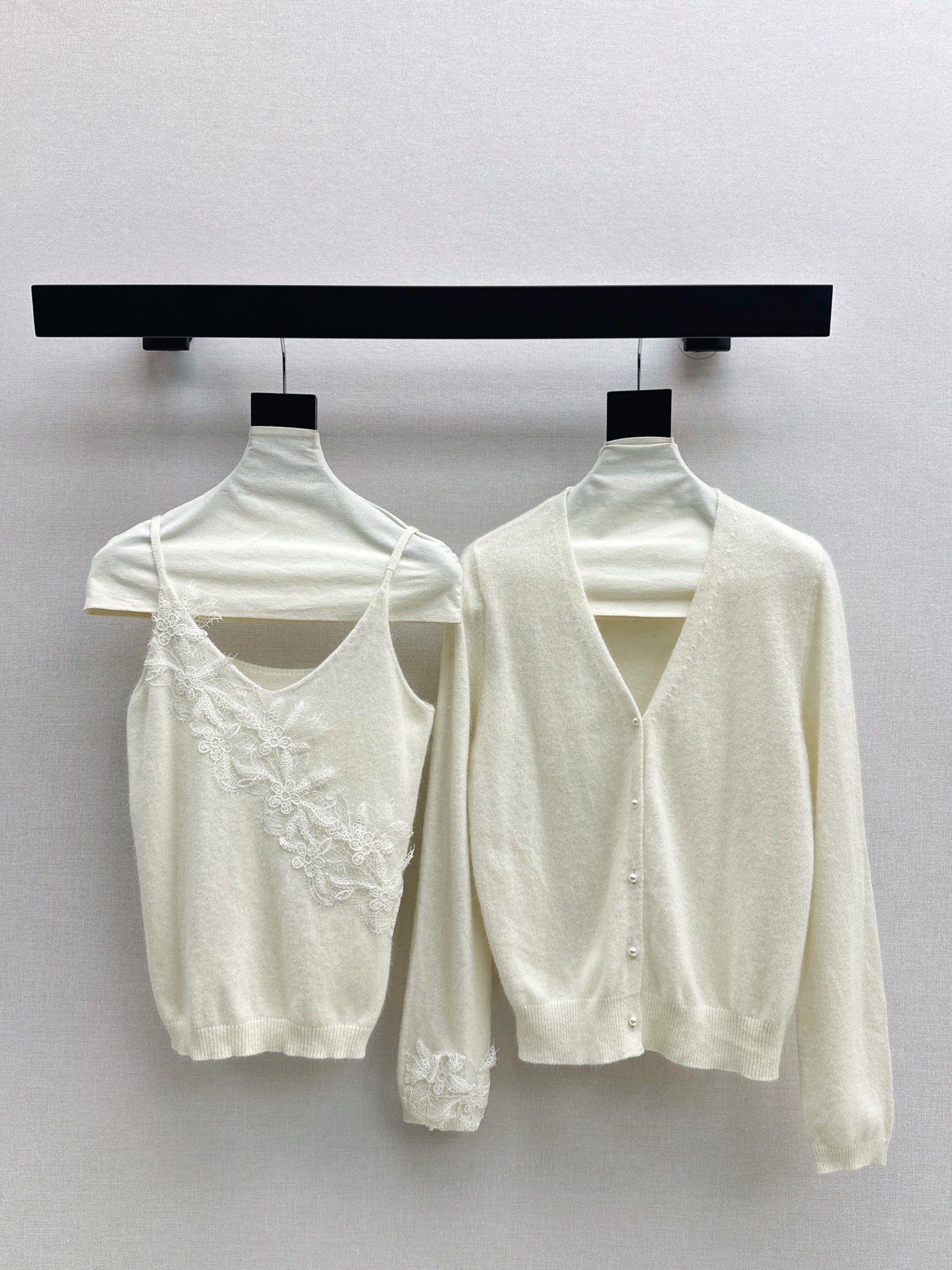 Chan NEW Lace knit suit