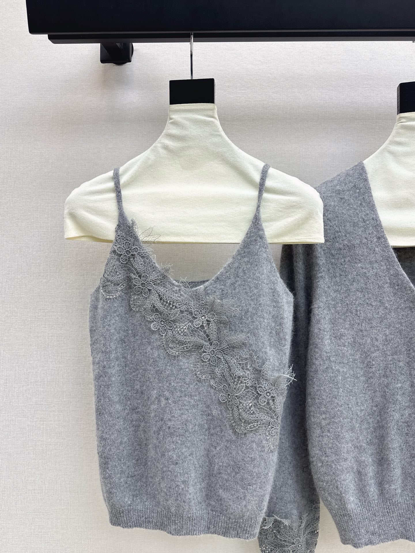 Chan NEW Lace knit suit