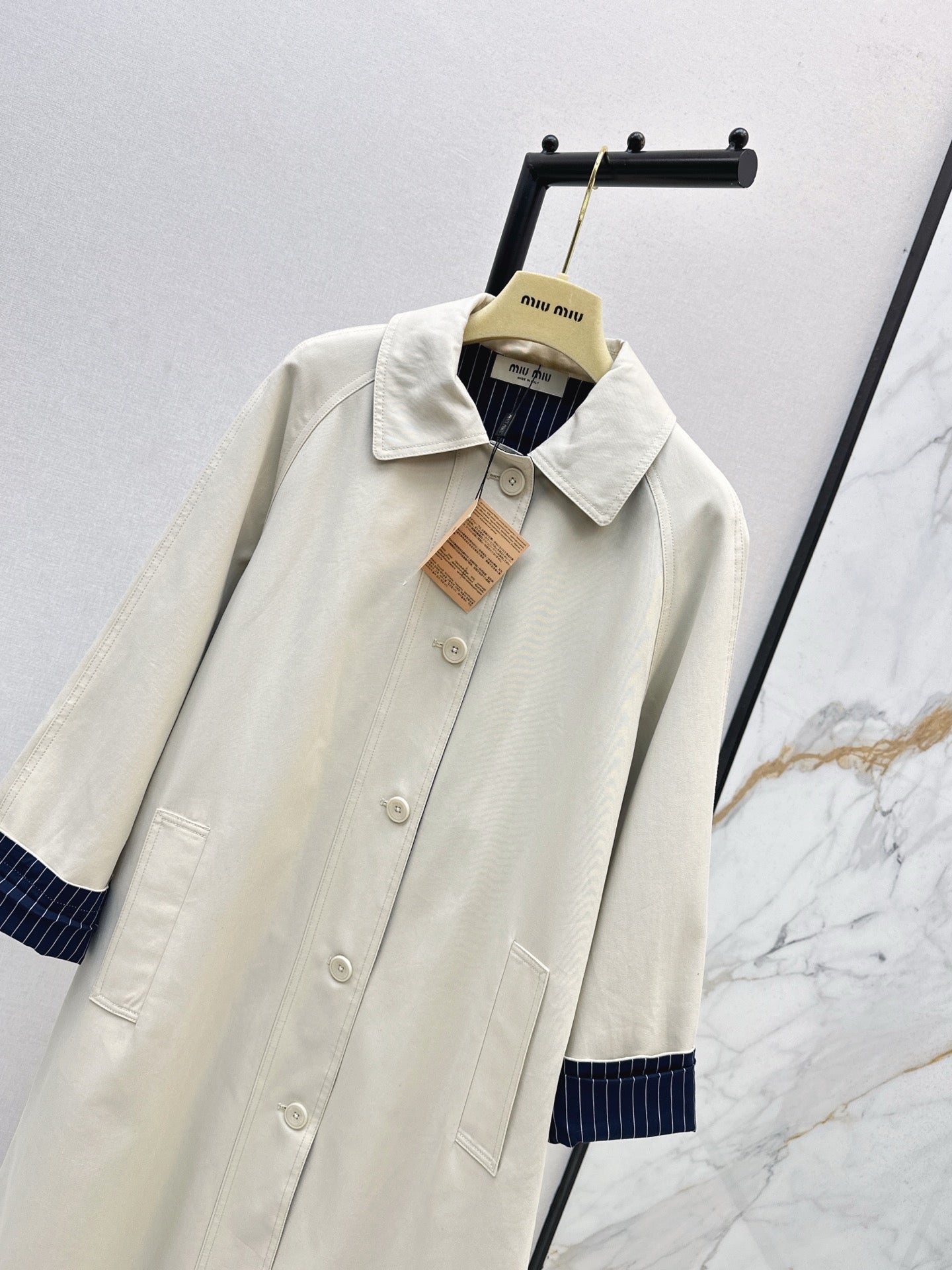 Miu NEW long trench coat