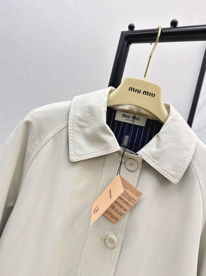 Miu NEW long trench coat