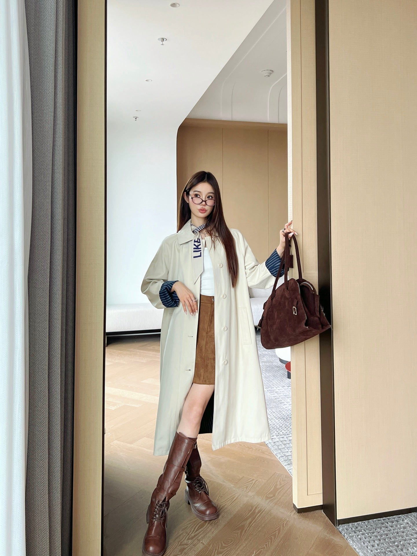 Miu NEW long trench coat