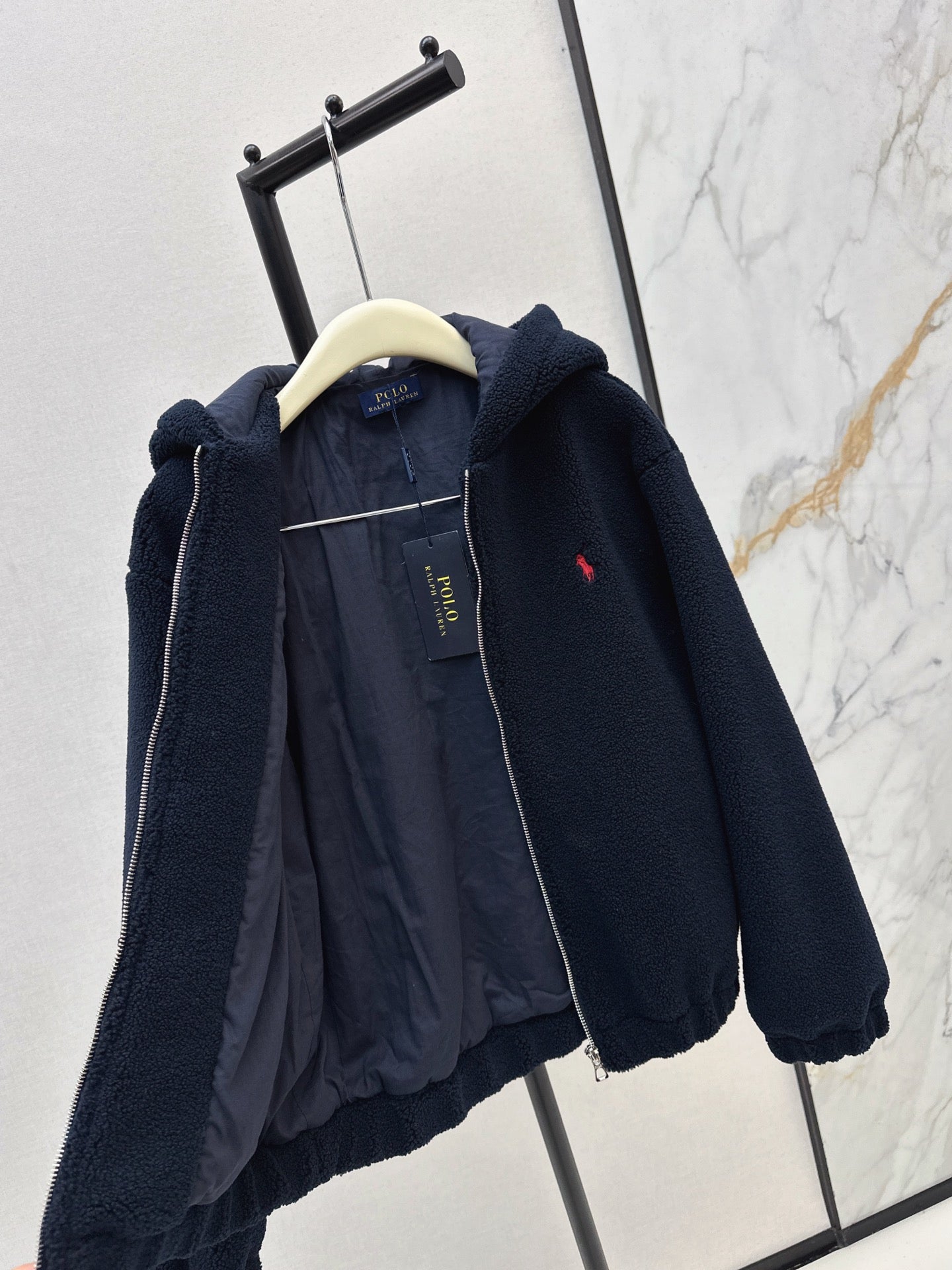 Ra1 NEW Hooded plush jacket