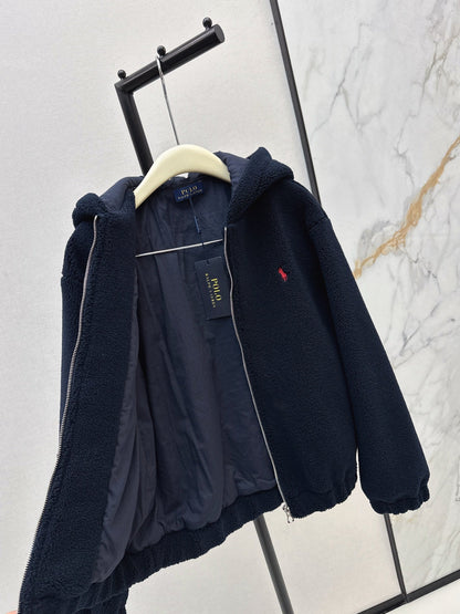 Ra1 NEW Hooded plush jacket