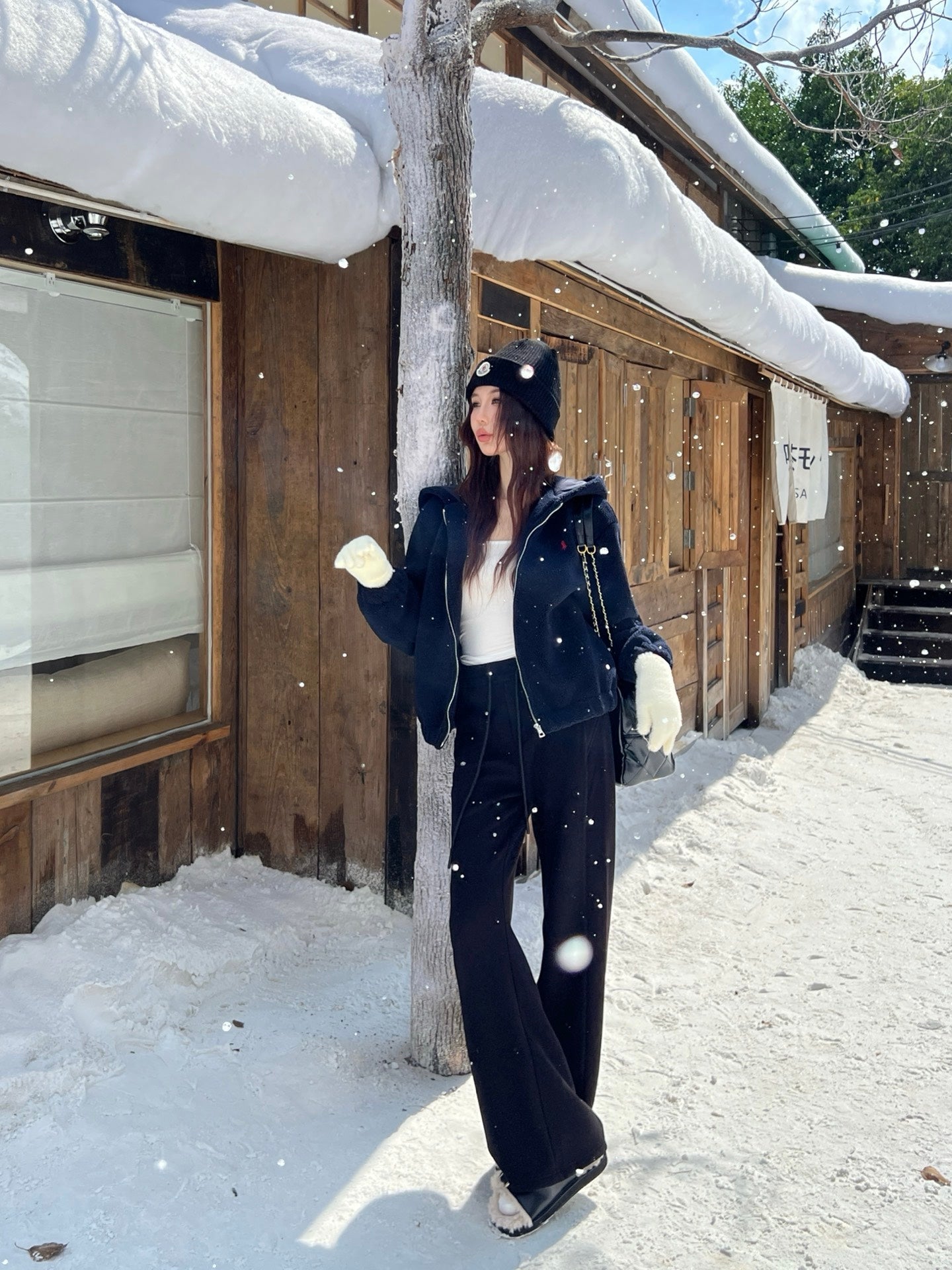 Ra1 NEW Hooded plush jacket