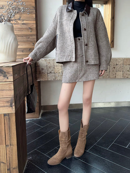 Brune NEW  wool suit