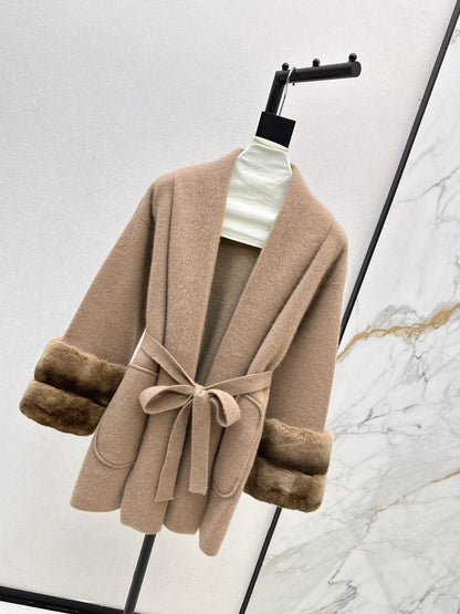 Fend NEW rabbit fur coat