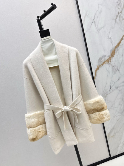 Fend NEW rabbit fur coat