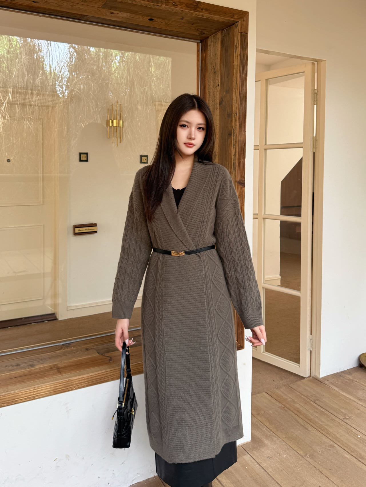 Herm NEW knitted long coat