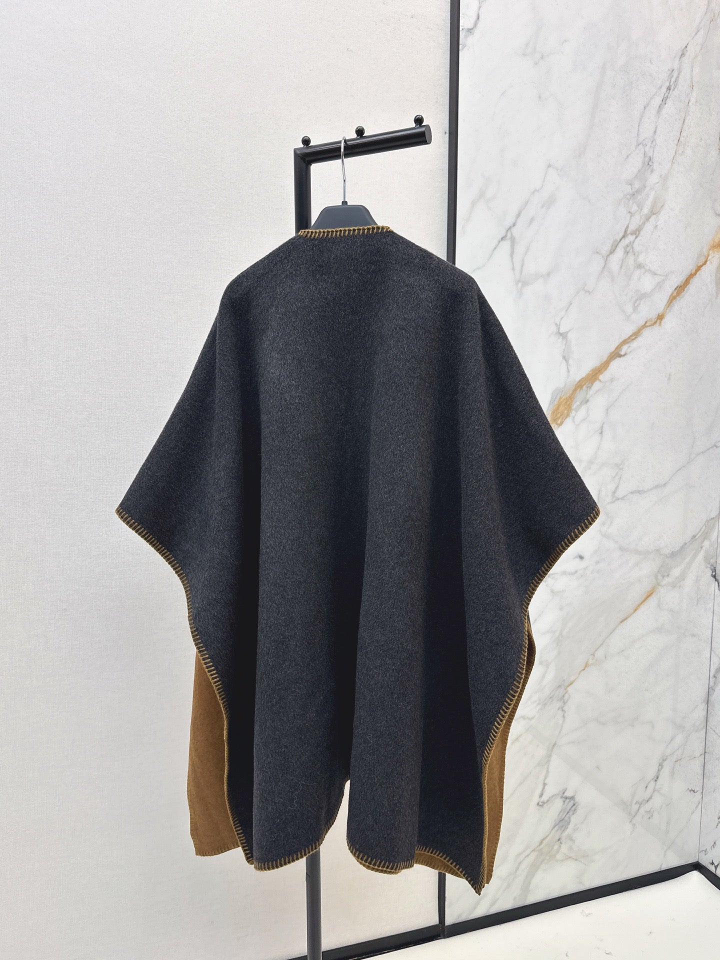 Max NEW wool cape coat