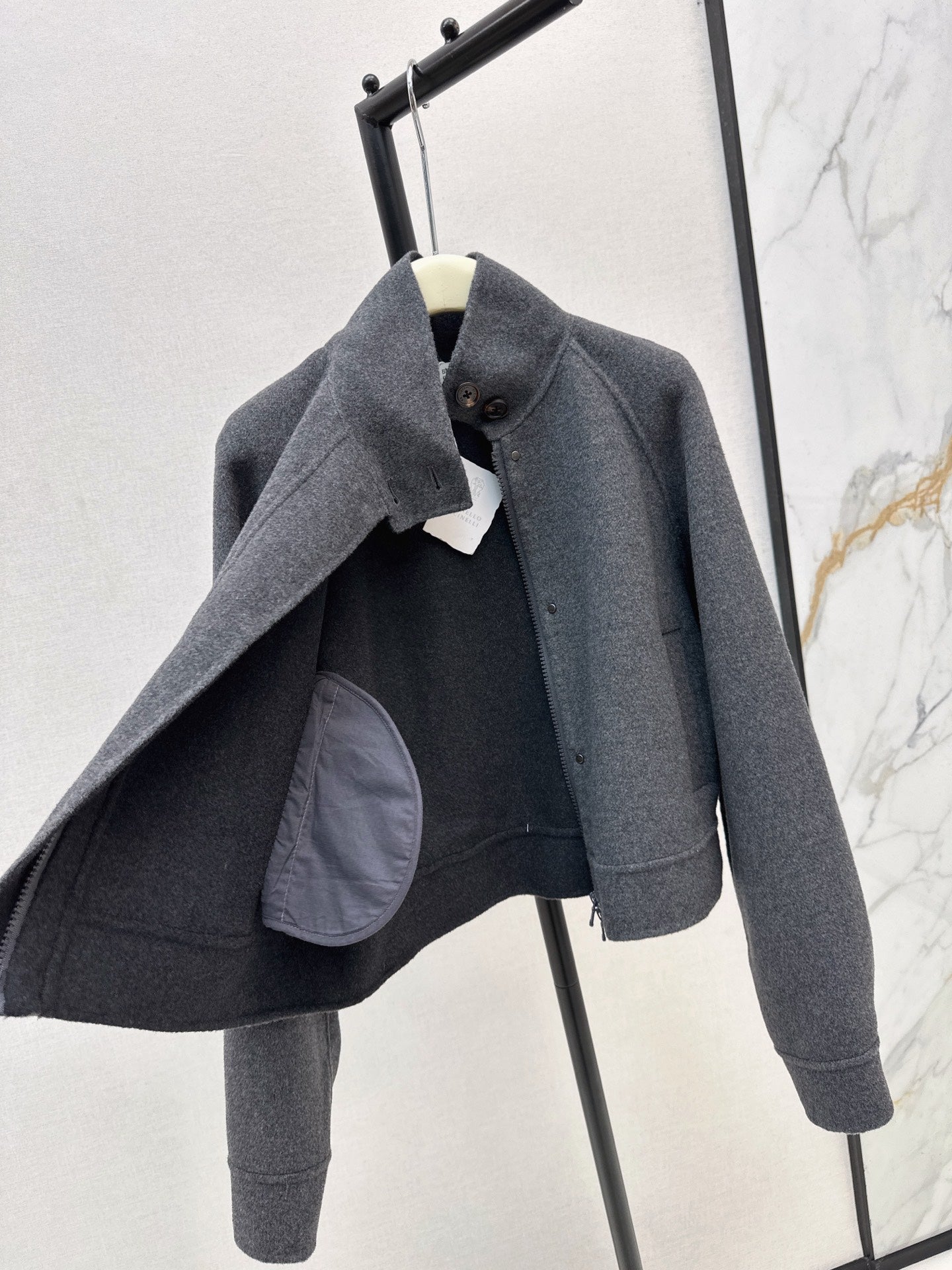 Brune NEW Double-faced wool coat