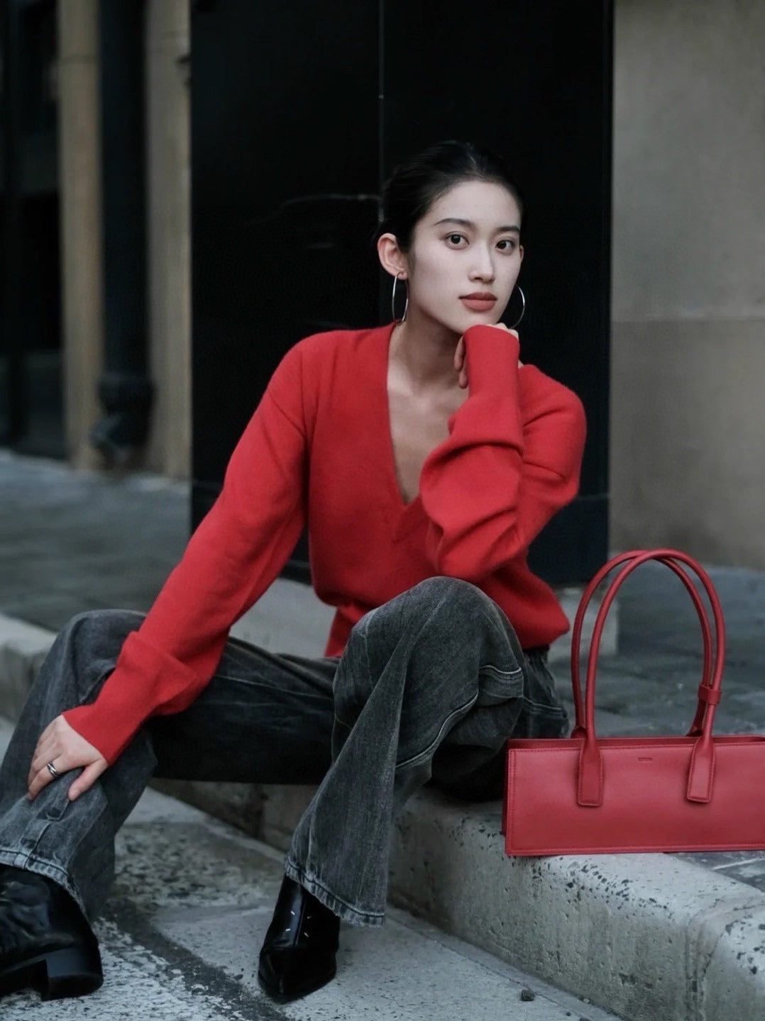 Row NEW wool sweater