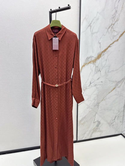 Guc NEW belted dress