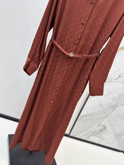 Guc NEW belted dress