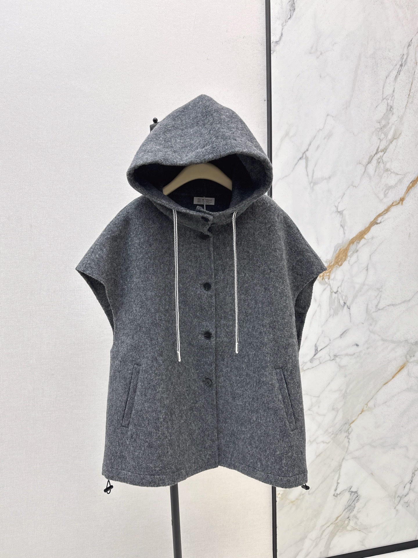Brune NEW Hooded wool vest