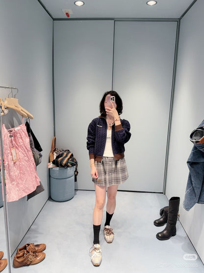 Miu NEW stand collar jacket