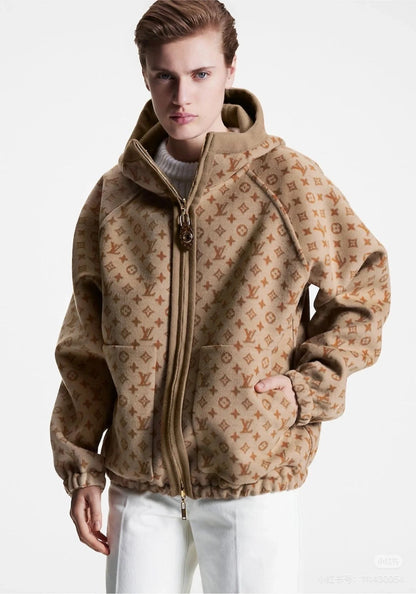 Louis NEW Monogram hooded coat