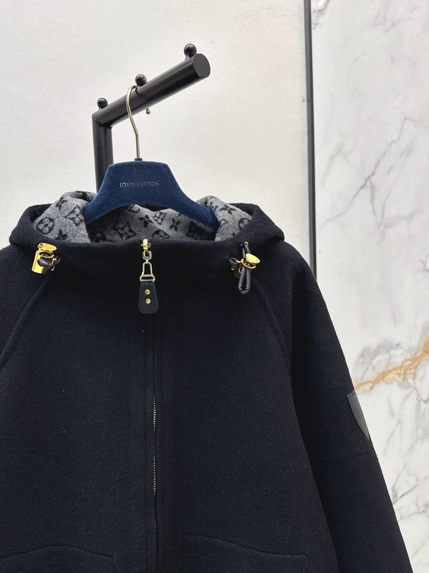 Louis NEW Monogram hooded coat