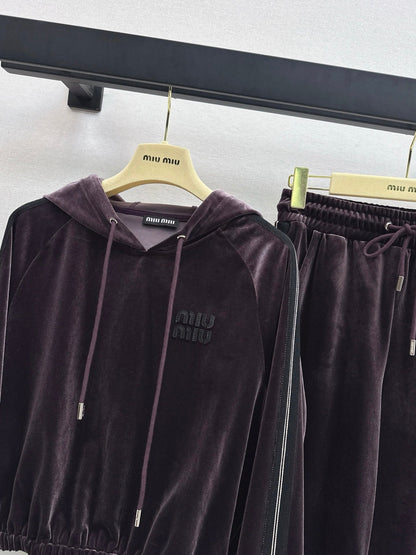 Miu NEW velvet suit