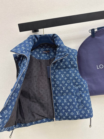 Louis NEW Denim down vest