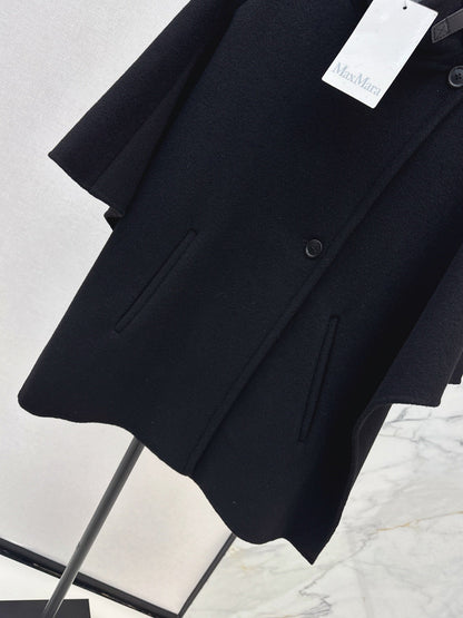 Max NEW woolen cape coat