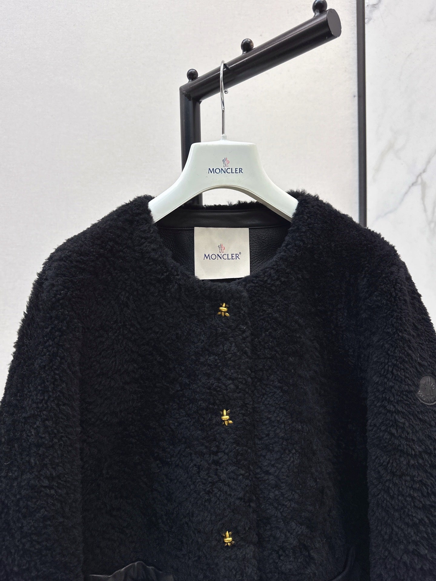 Monc NEW fur down jacket