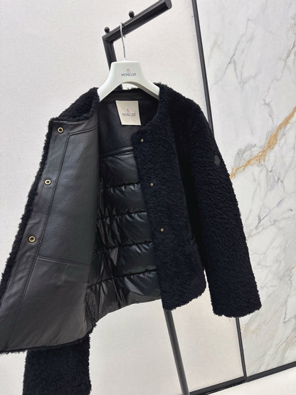 Monc NEW fur down jacket