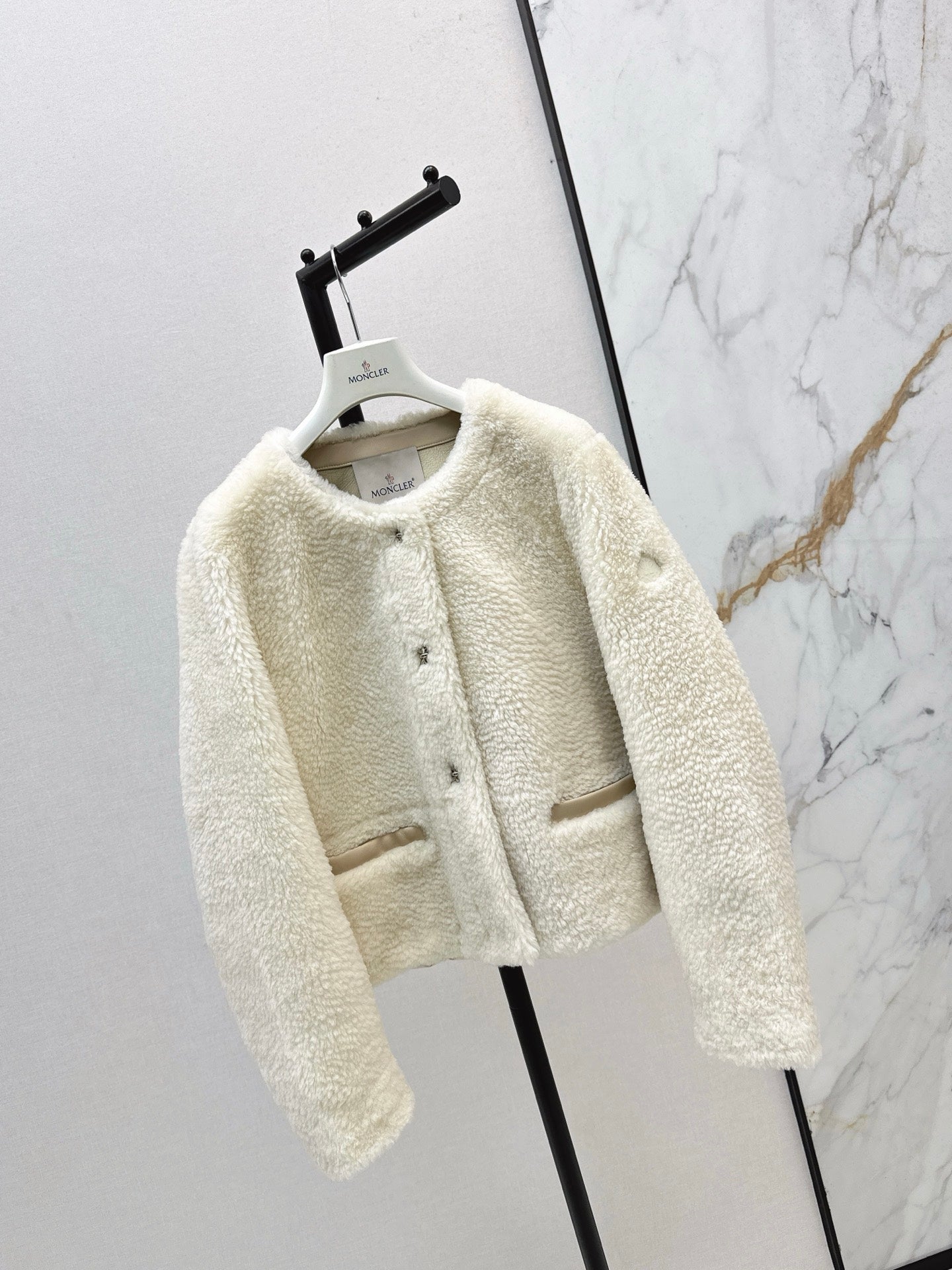 Monc NEW fur down jacket