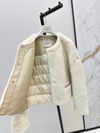 Monc NEW fur down jacket