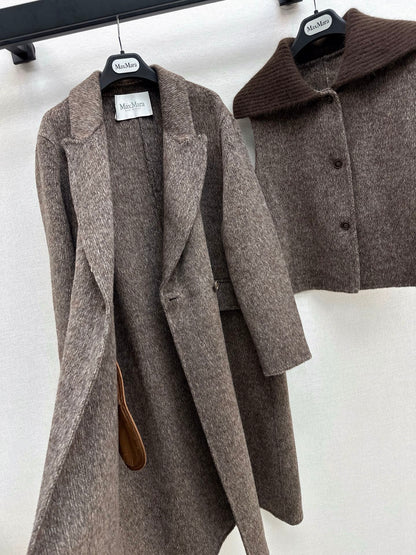 Max NEW Wool coat and vest set