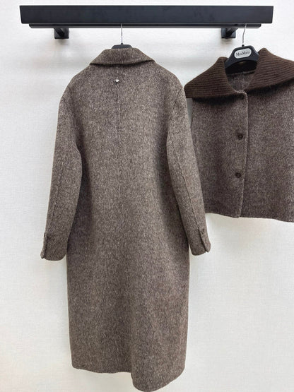 Max NEW Wool coat and vest set