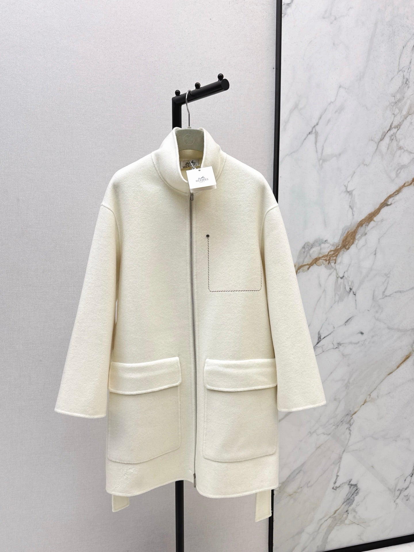 Herm NEW wool trench coat
