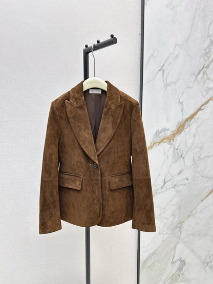 Brun NEW suede blazer
