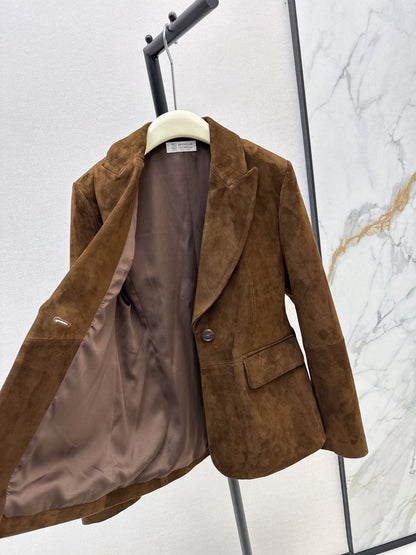 Brun NEW suede blazer