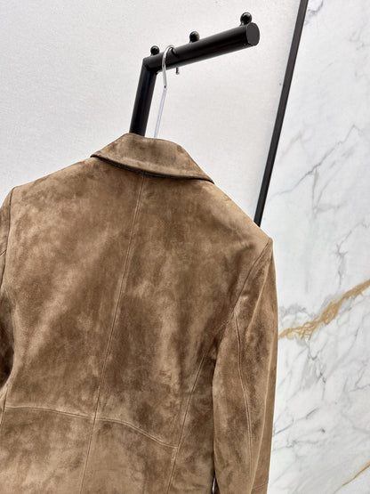 Brun NEW suede blazer