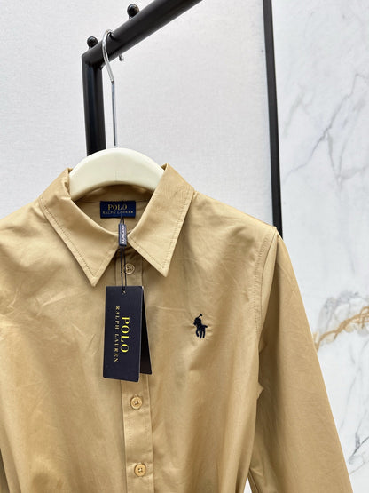 Ra1 NEW embroidered shirt dress